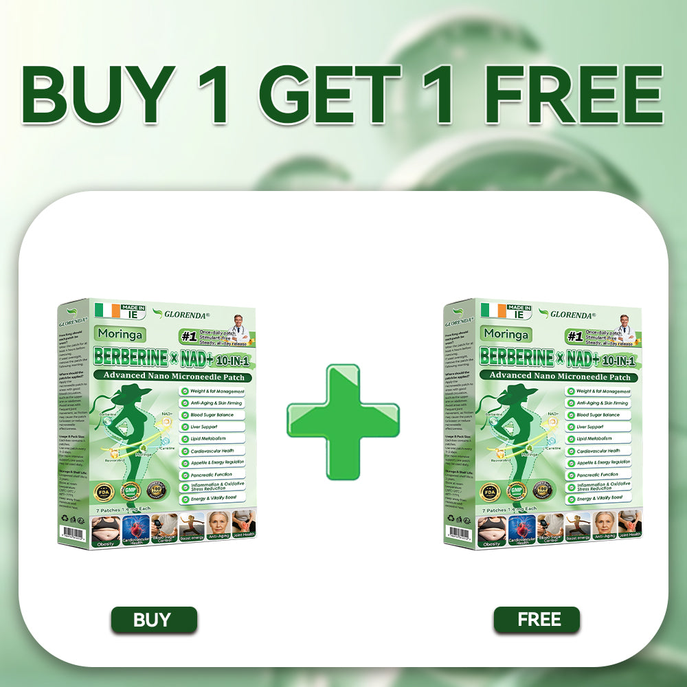 Official Store | GLORENDA Moringa Berberine NAD Plus Ten in One Advanced Nano Microneedle Patch