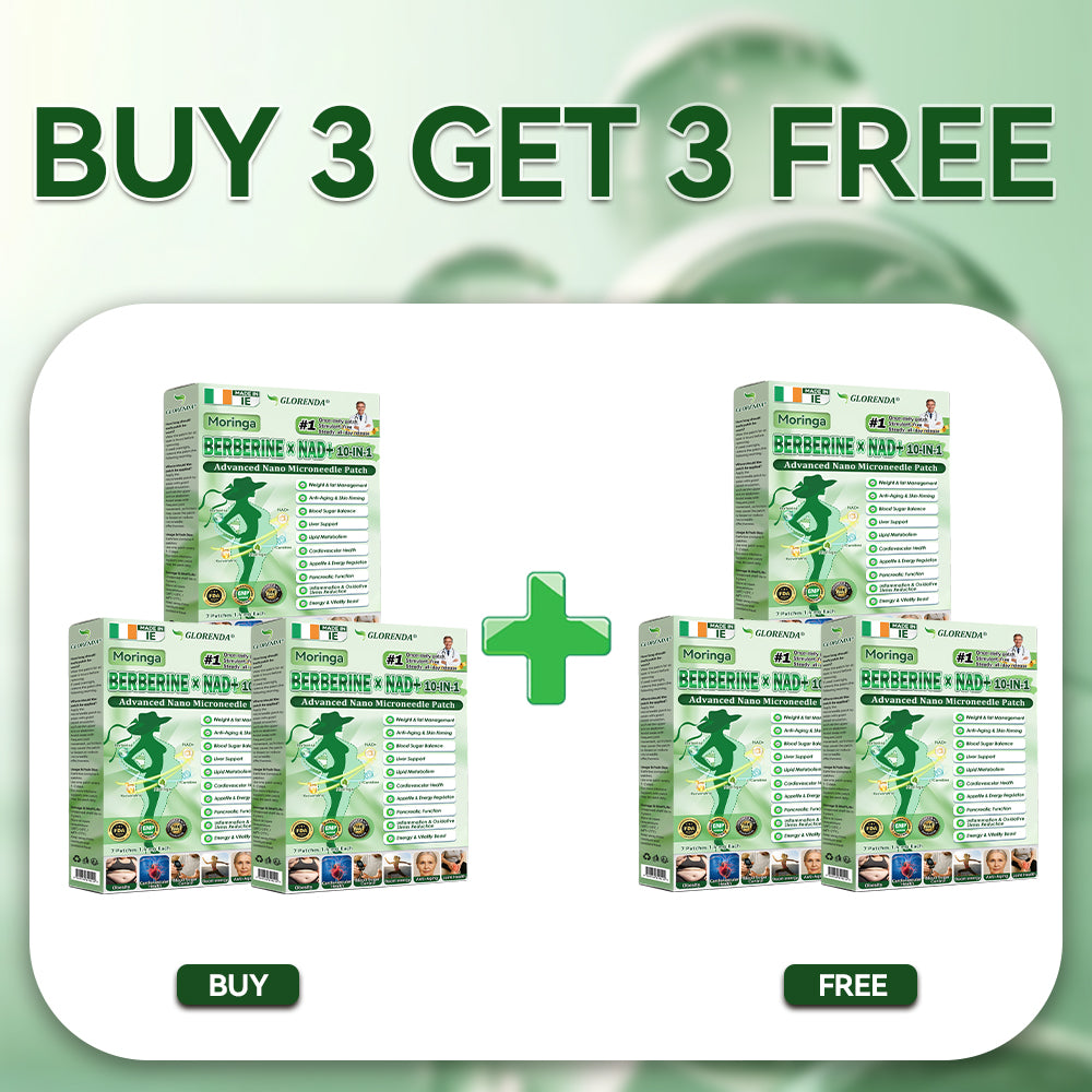 Official Store | GLORENDA Moringa Berberine NAD Plus Ten in One Advanced Nano Microneedle Patch